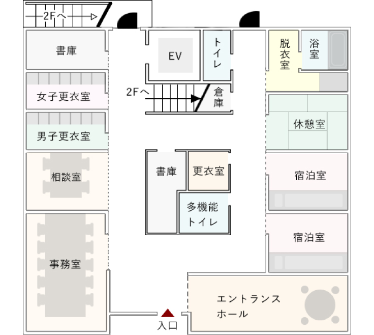 施設レイアウト／1F