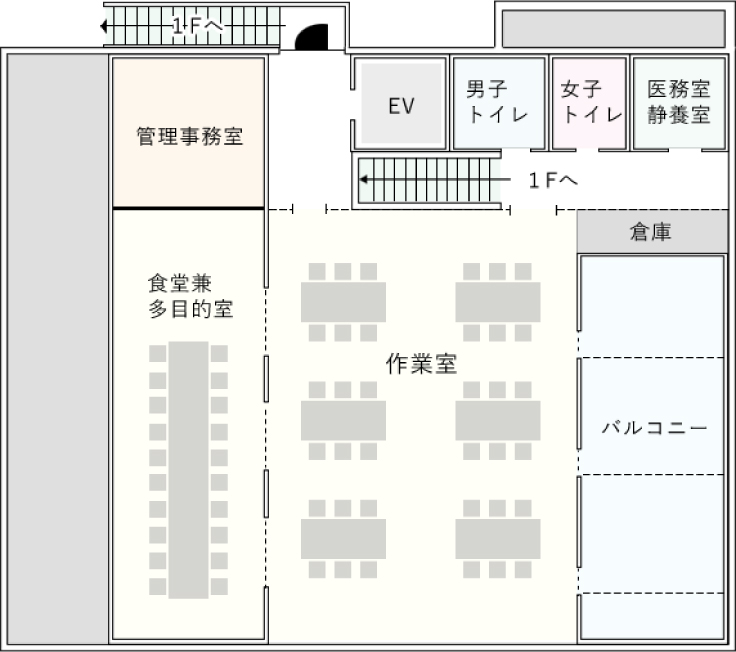 施設レイアウト／2F